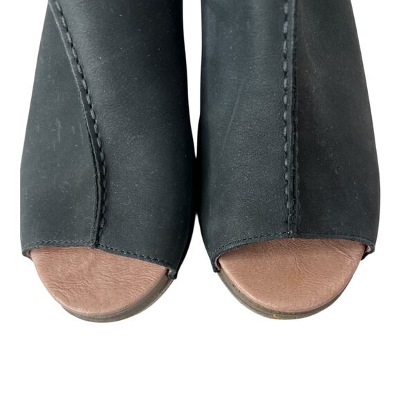 DANSKO Reggie Peep Toe Slingback Sandal in Black Milled Nubuck Womens Size EU 40 - Picture 6 of 14